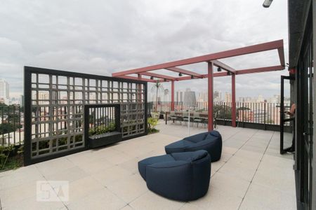 Studio à venda com 28m², 1 quarto e sem vagaChurrasqueira do espaço gourmet