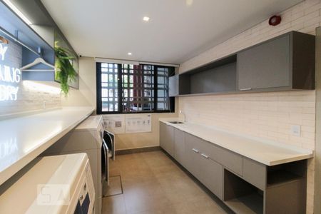 Studio à venda com 28m², 1 quarto e sem vagaLavanderia