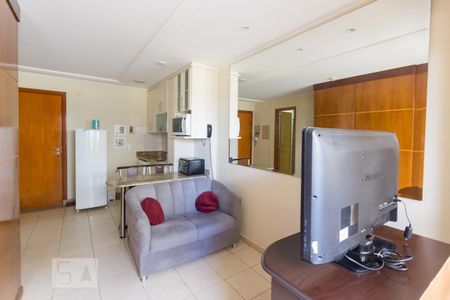 Studio para alugar com 32m², 1 quarto e 1 vaga Studio para alugar com 32m², 1 quarto e 1 vagaSala