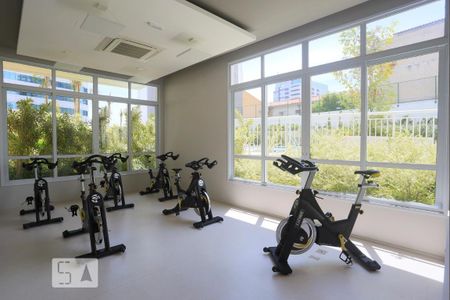 Área comum - Academia de kitnet/studio para alugar com 1 quarto, 34m² em Pinheiros, São Paulo