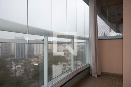 Varanda da Sala de apartamento à venda com 2 quartos, 50m² em Vila Guarani (z Sul), São Paulo