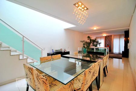 Sala de Jantar de casa à venda com 3 quartos, 198m² em Vila Alice, Santo André