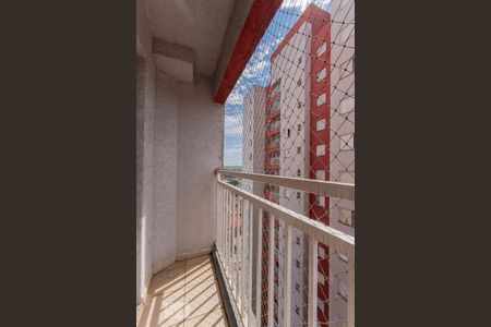 Sacada da Sala de apartamento à venda com 2 quartos, 54m² em Vila Homero Thon, Santo André