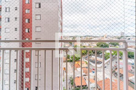 Varanda da Sala de apartamento à venda com 2 quartos, 54m² em Vila Homero Thon, Santo André
