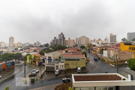 Vista da sacada de apartamento à venda com 1 quarto, 35m² em Vila Eliza, Campinas