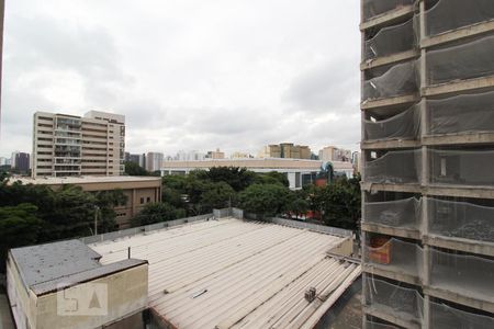 Vista  de kitnet/studio para alugar com 1 quarto, 25m² em Indianópolis, São Paulo