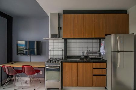 Sala/Cozinha de apartamento para alugar com 1 quarto, 35m² em Vila Guarani (z Sul), São Paulo