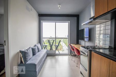 Sala/Cozinha de apartamento para alugar com 1 quarto, 35m² em Vila Guarani (z Sul), São Paulo