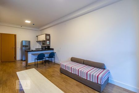 Sala de apartamento para alugar com 1 quarto, 45m² em Tamboré, Santana de Parnaíba