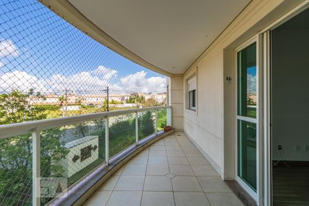Varanda da Sala de apartamento para alugar com 3 quartos, 133m² em Tamboré, Santana de Parnaíba