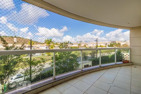 Varanda da Sala de apartamento para alugar com 3 quartos, 133m² em Tamboré, Santana de Parnaíba