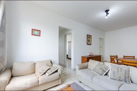Sala de apartamento para alugar com 3 quartos, 120m² em Vila Tupi, Praia Grande