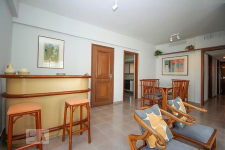 Sala de apartamento para alugar com 3 quartos, 127m² em Barra Funda, Guarujá