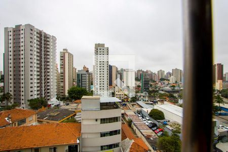 Vista da sala de apartamento à venda com 3 quartos, 100m² em Vila Bastos, Santo André