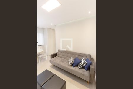 Sala de apartamento para alugar com 2 quartos, 52m² em Indianópolis, São Paulo