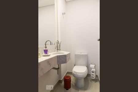 Lavabo de apartamento para alugar com 2 quartos, 60m² em Vila Matias, Santos