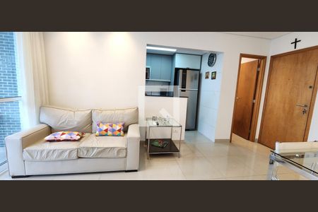 Sala de apartamento para alugar com 2 quartos, 60m² em Vila Matias, Santos