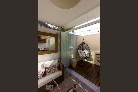 Varanda da Sala de casa de condomínio para alugar com 3 quartos, 130m² em Chácara Canta Galo, Cotia
