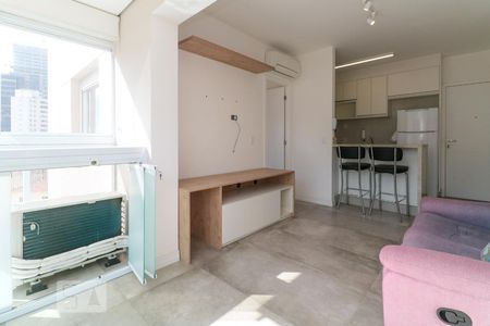 Sala de apartamento para alugar com 1 quarto, 39m² em Pinheiros, São Paulo