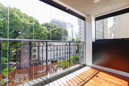 Varanda de apartamento para alugar com 2 quartos, 58m² em Consolação, São Paulo