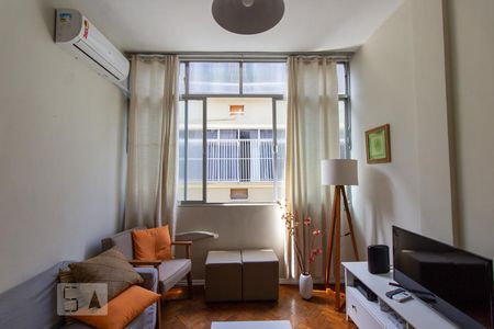 Sala de apartamento à venda com 2 quartos, 45m² em Botafogo, Rio de Janeiro