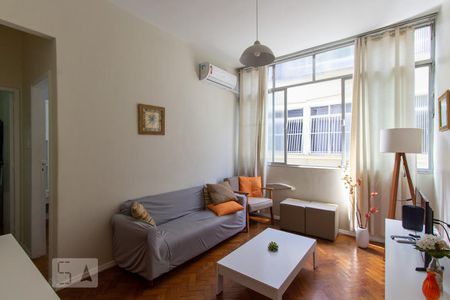 Sala de apartamento à venda com 2 quartos, 45m² em Botafogo, Rio de Janeiro
