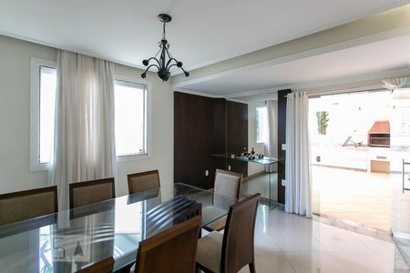 Sala de Jantar de casa de condomínio à venda com 4 quartos, 380m² em Paquetá, Belo Horizonte