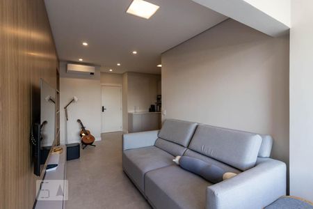 Sala de apartamento à venda com 1 quarto, 80m² em Indianópolis, São Paulo