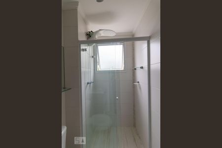 Banheiro de apartamento à venda com 1 quarto, 43m² em Jardim, Santo André