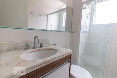 Banheiro de apartamento à venda com 1 quarto, 43m² em Jardim, Santo André