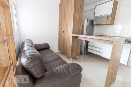 Sala de apartamento à venda com 1 quarto, 43m² em Jardim, Santo André