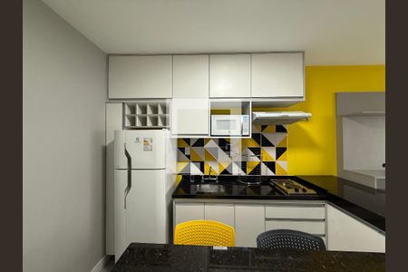 Sala/cozinha de apartamento para alugar com 1 quarto, 40m² em Campos Elíseos, São Paulo