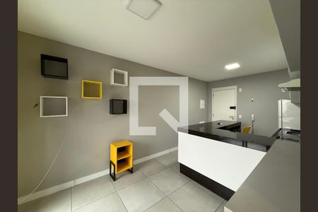 Sala/cozinha de apartamento para alugar com 1 quarto, 40m² em Campos Elíseos, São Paulo