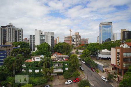 Sala - Vista de apartamento à venda com 3 quartos, 103m² em Petrópolis, Porto Alegre