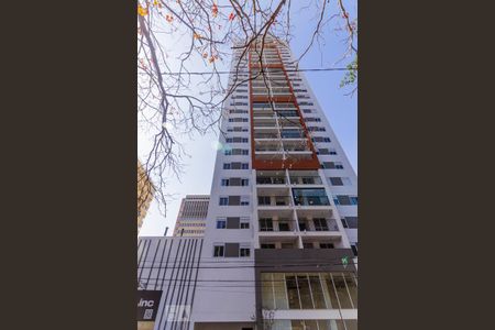 Studio para alugar com 28m², 1 quarto e sem vaga Studio para alugar com 28m², 1 quarto e sem vagaFachada