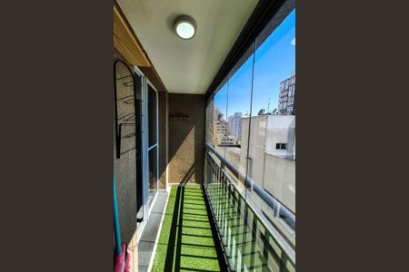Varanda de kitnet/studio para alugar com 1 quarto, 28m² em Sé, São Paulo