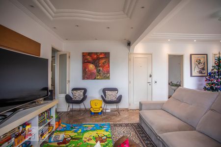 Sala de Estar de apartamento à venda com 3 quartos, 128m² em Chácara Inglesa, São Paulo
