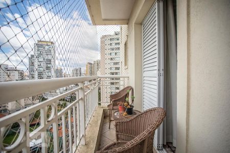 Varanda de apartamento à venda com 3 quartos, 128m² em Chácara Inglesa, São Paulo