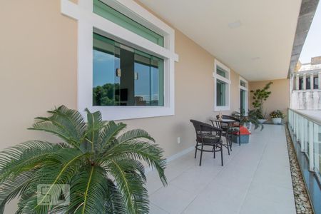 Varanda da Sala de apartamento à venda com 4 quartos, 450m² em Jardim Guanabara, Rio de Janeiro