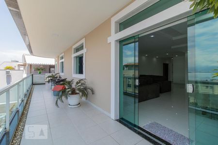 Varanda da Sala de apartamento à venda com 4 quartos, 450m² em Jardim Guanabara, Rio de Janeiro