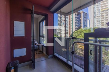 Vista/Varanda de kitnet/studio à venda com 1 quarto, 37m² em Cerqueira César, São Paulo