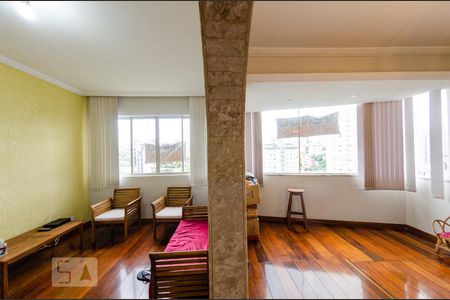 Sala de apartamento à venda com 3 quartos, 140m² em Grajaú, Belo Horizonte