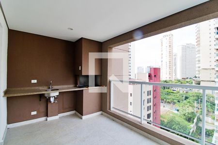 Varanda da Sala de apartamento à venda com 2 quartos, 72m² em Jardim Fonte do Morumbi, São Paulo