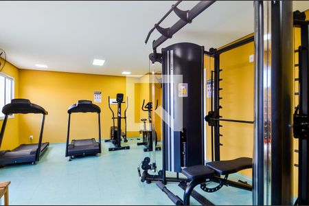 Área comum - Academia de apartamento para alugar com 1 quarto, 32m² em Vila Augusta, Guarulhos