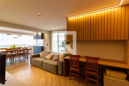 Sala de apartamento para alugar com 1 quarto, 70m² em Brooklin Paulista, São Paulo
