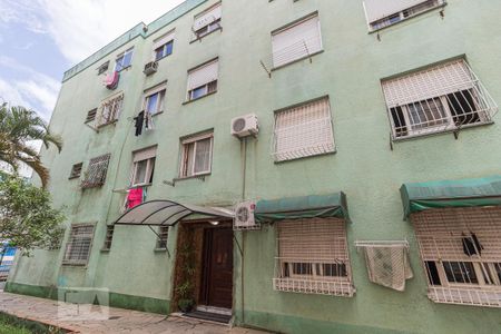 Fachada do bloco de kitnet/studio para alugar com 1 quarto, 32m² em Protásio Alves, Porto Alegre