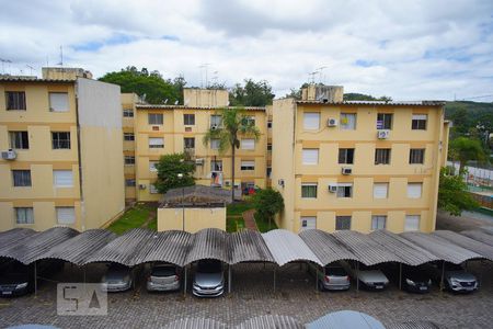 Sala-Vista  de apartamento à venda com 2 quartos, 60m² em Jardim Carvalho, Porto Alegre