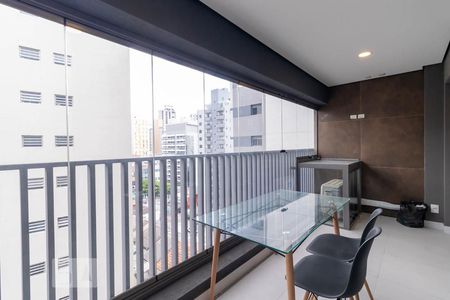 Varanda de apartamento para alugar com 2 quartos, 56m² em Jardim Paulista, São Paulo