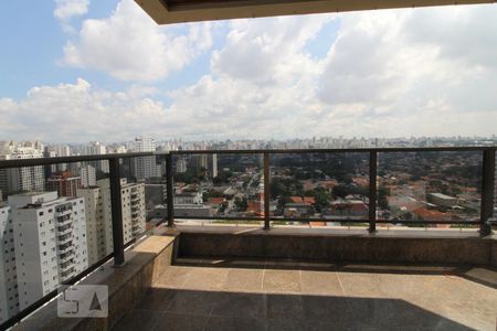Varanda da sala de apartamento à venda com 4 quartos, 350m² em Campo Belo, São Paulo