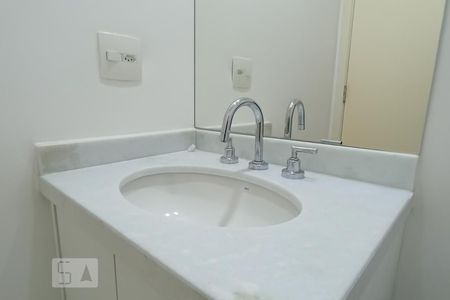 Studio à venda com 50m², 1 quarto e 1 vagaDetalhe lavabo - Pia